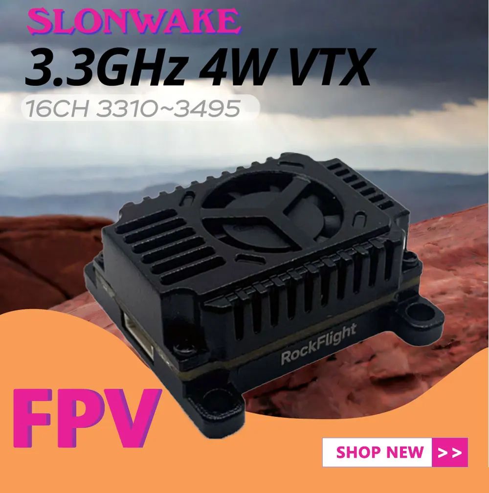 SLONWAKE FPV 3.3G 16CH 4000mW  – обзор и цена Drone Antenna