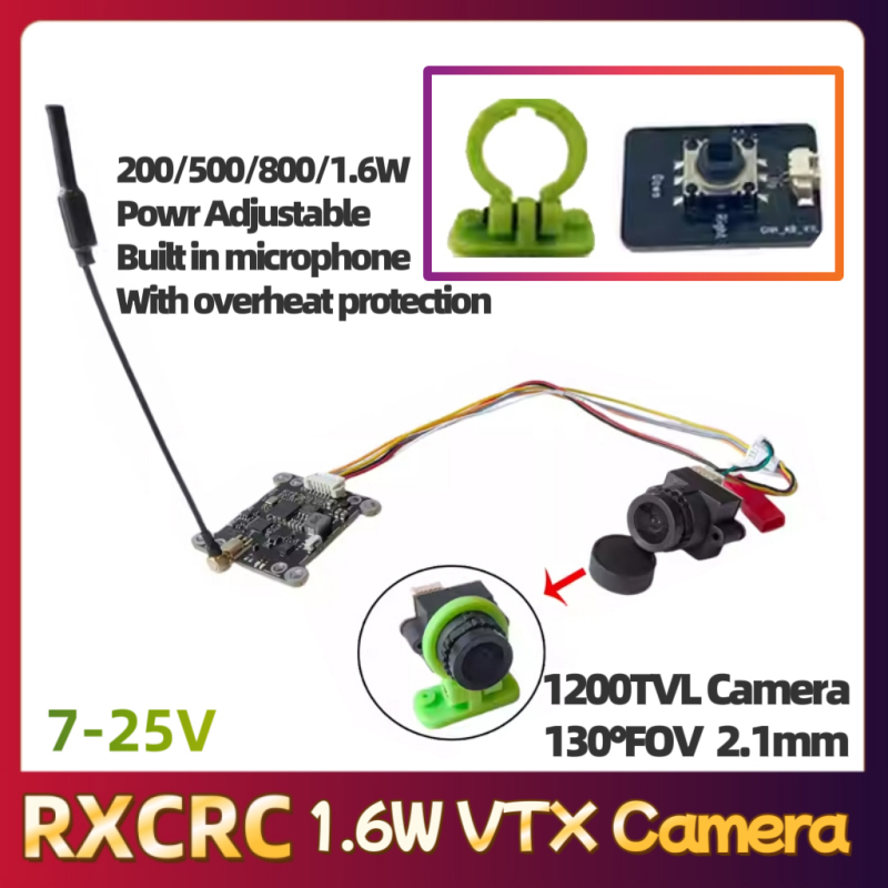 RXCRC 5.8G Module 48CH 1.6W VT – обзор и цена Drone Frame