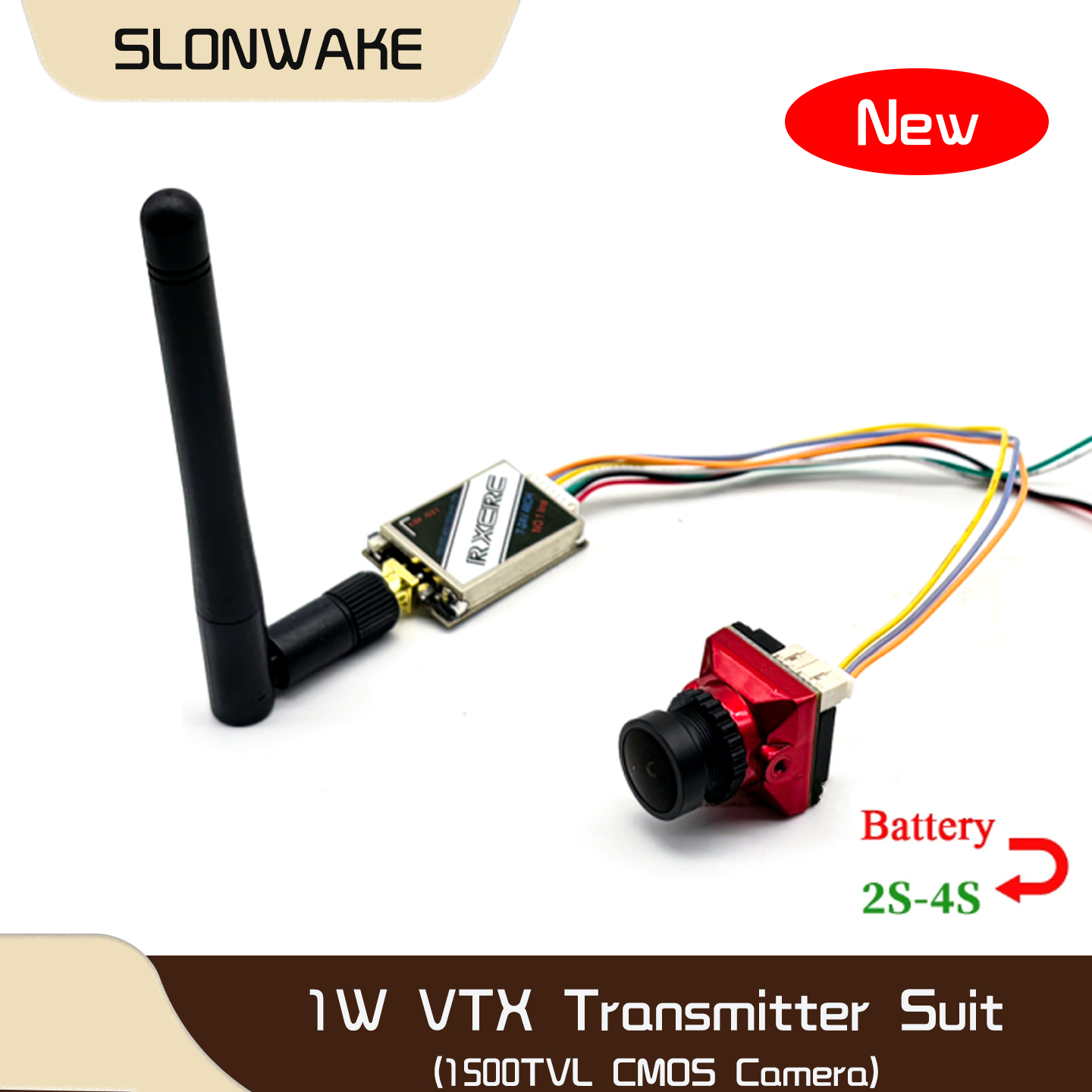 SLONWAKE  5.8G 48CH 1W VTX 100 – обзор и цена Drone Frame
