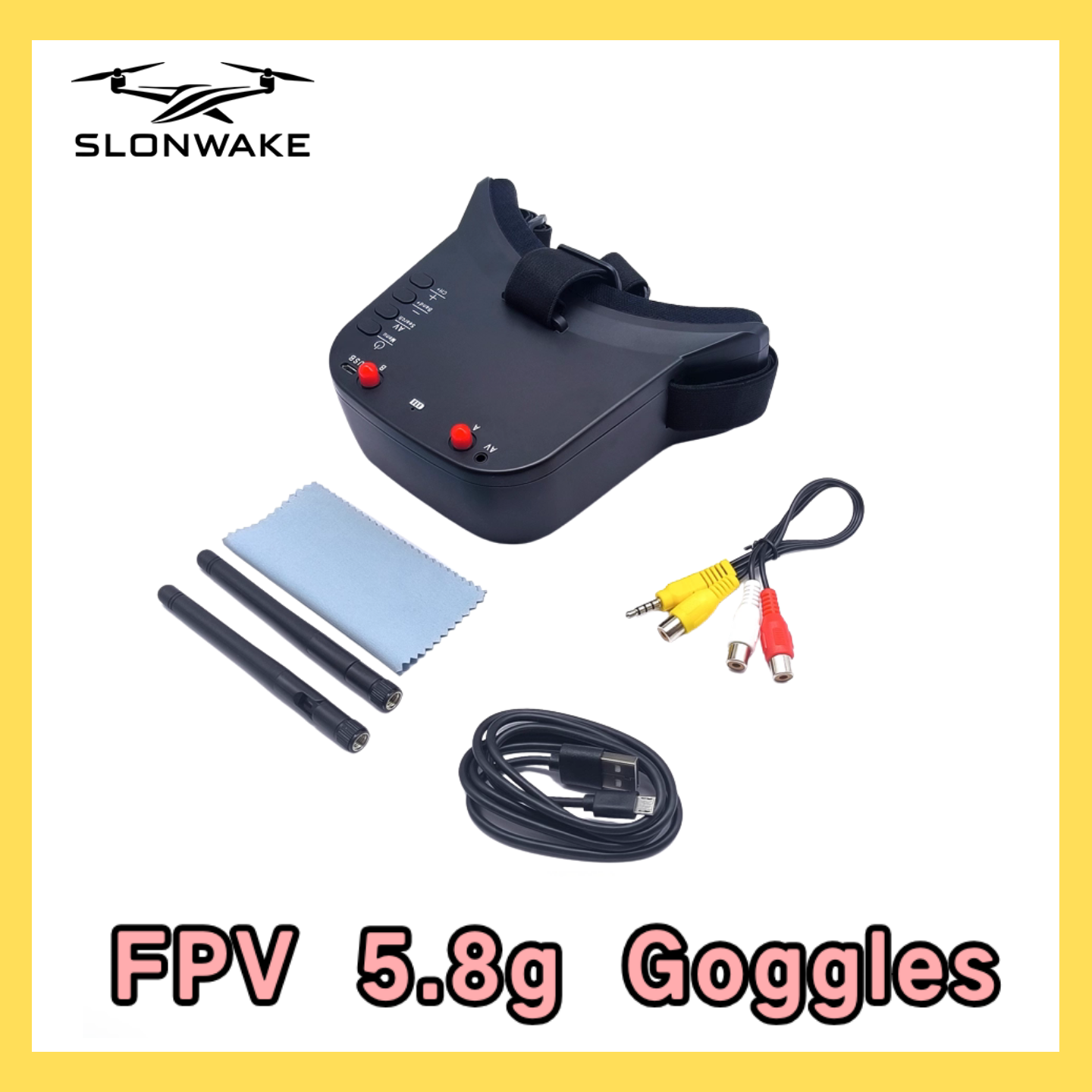 SLONWAKE 5.8G 48CH FPV 400mw V – обзор и цена Drone Transmitter