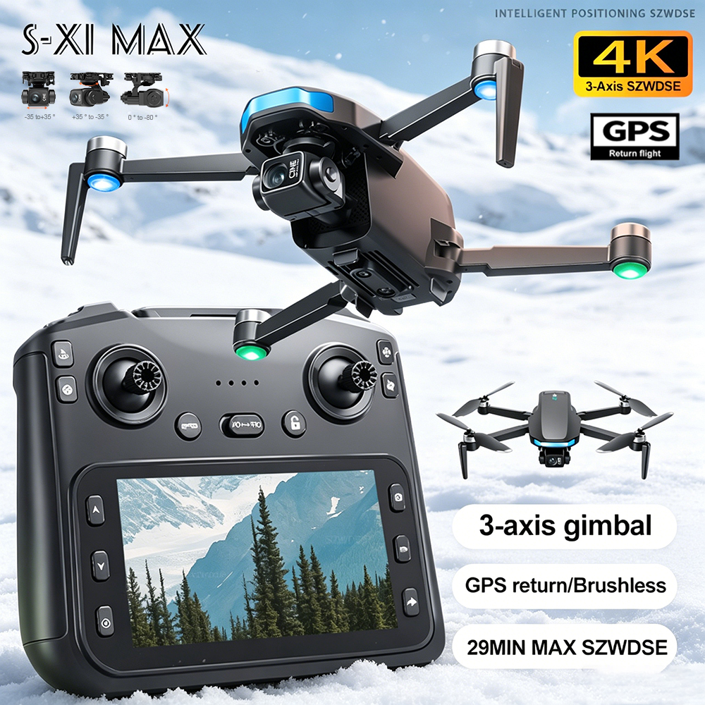 New S-X1 MAX Drone GPS 8K Prof – обзор и цена Drone Gimbal